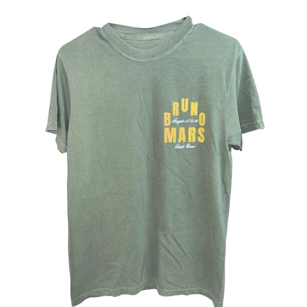 Bruno Mars Los Angeles CA Unisex Concert Tour Tee Intuit Dome 2024 Merch Size S